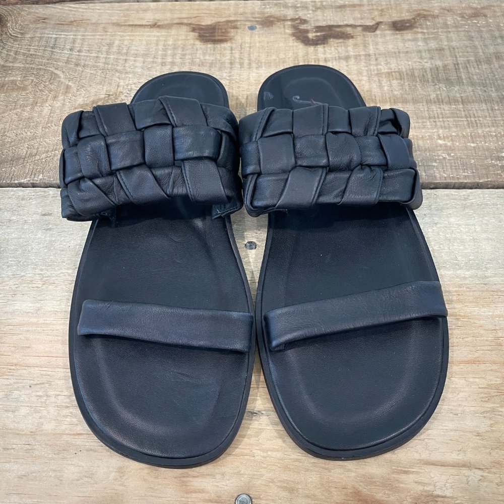 🖤 Free People Winding River Sandal in Black size 8 - Picture 10 of 11